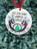 Got You Some Jumper Cables Ornament Gag Gift image 0