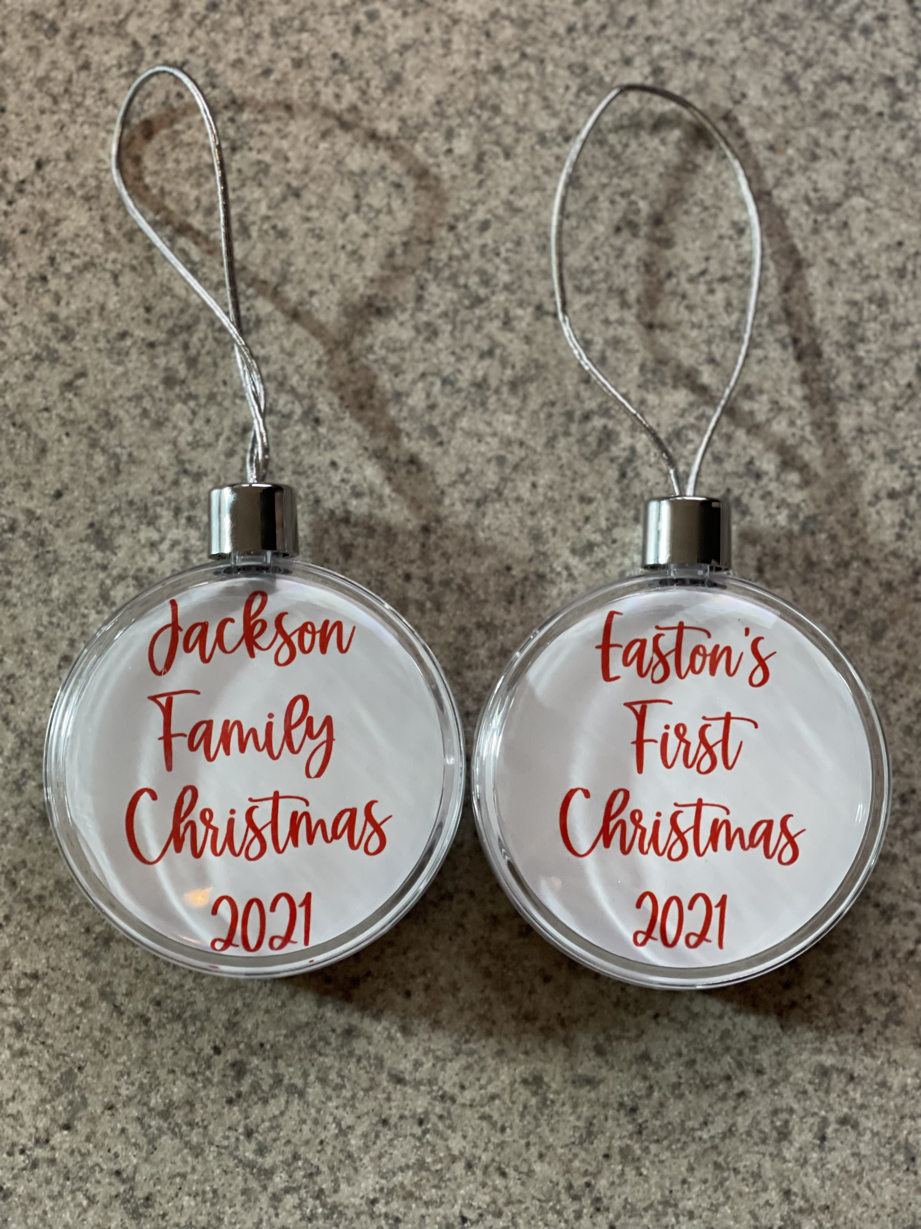 Custom Round Plastic Ornament image 4