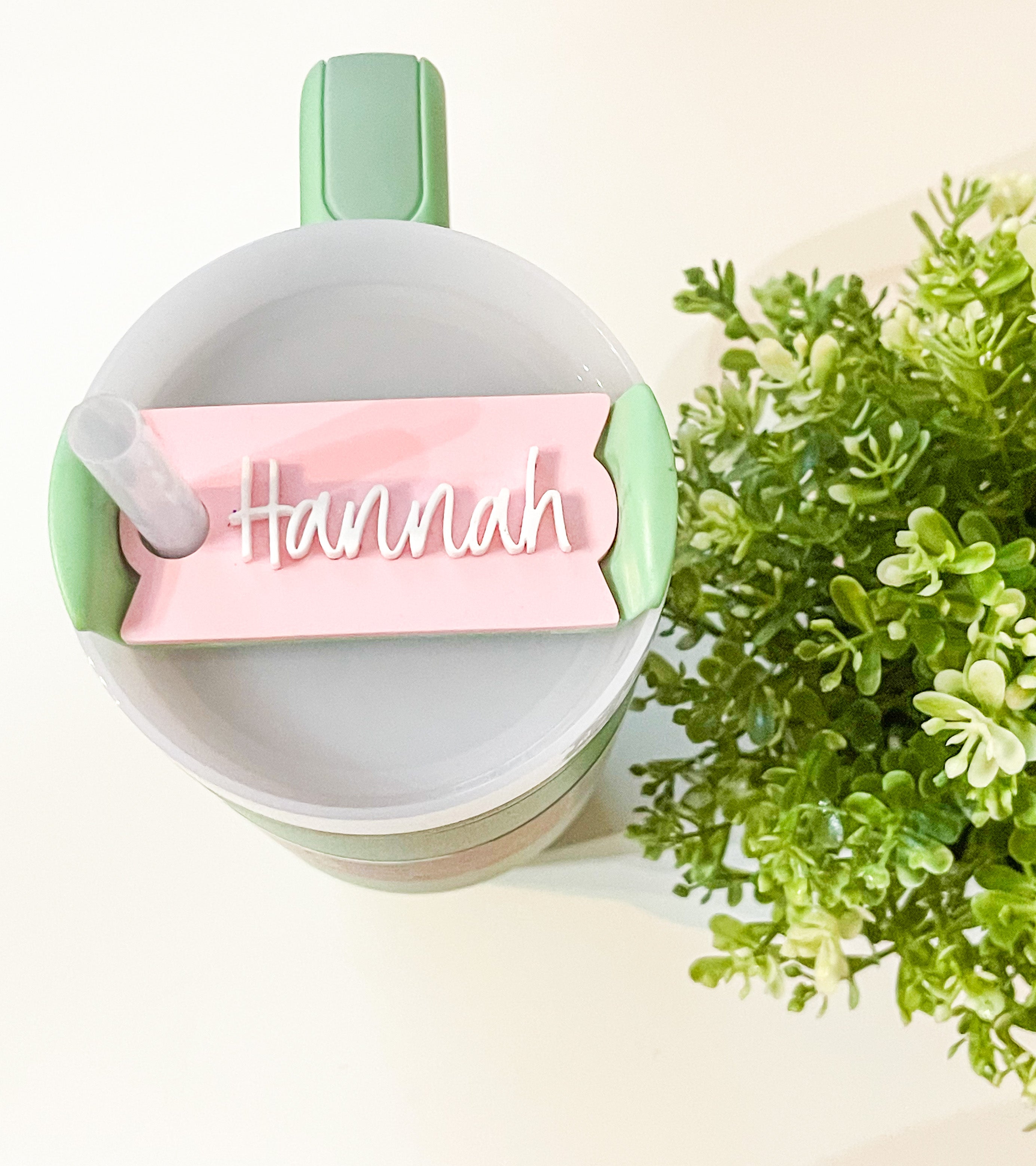 Personalized Stanley Topper Name Plate image 0