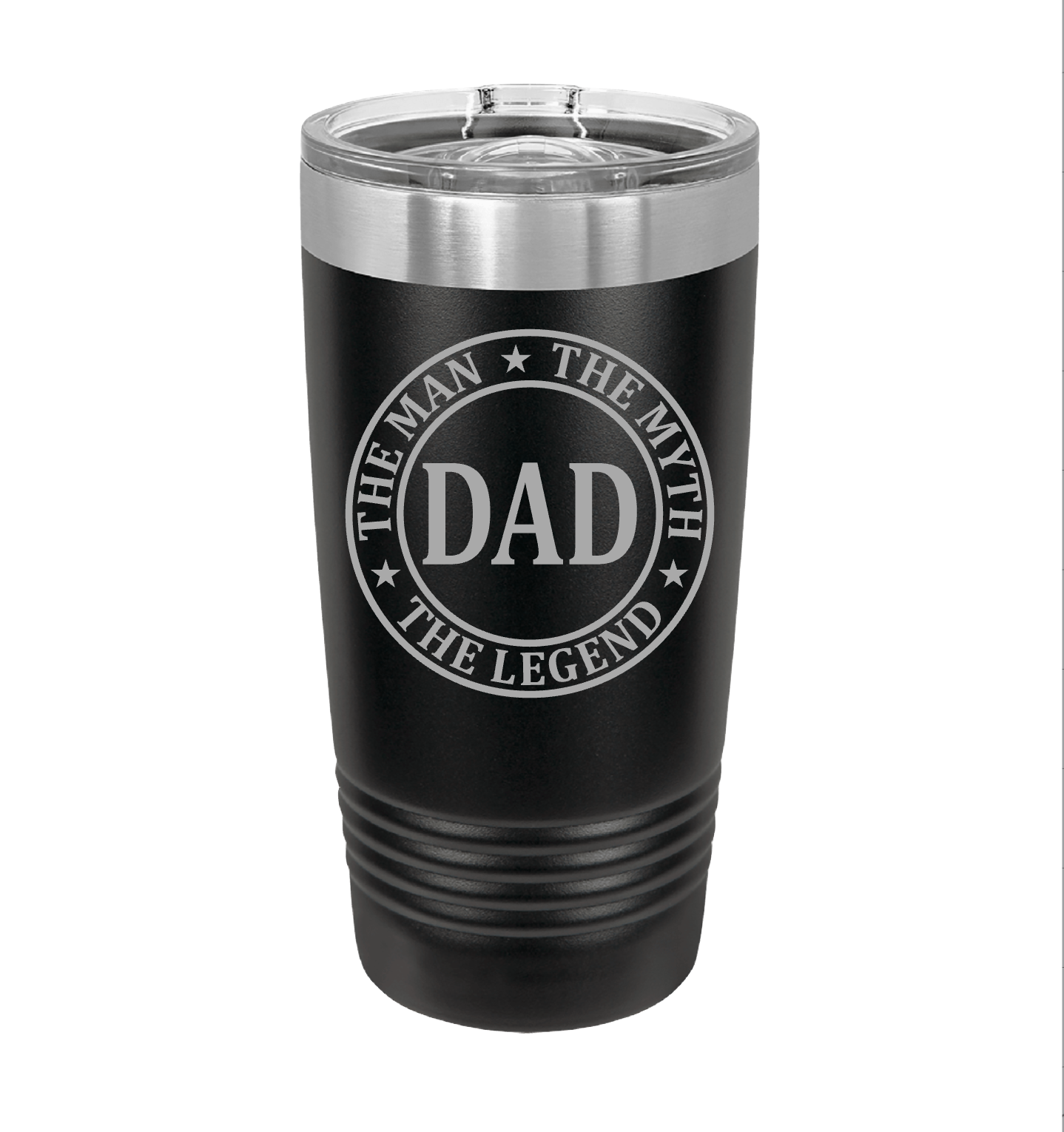 Dad The Man The Myth The Legend Engraved Tumbler image 0