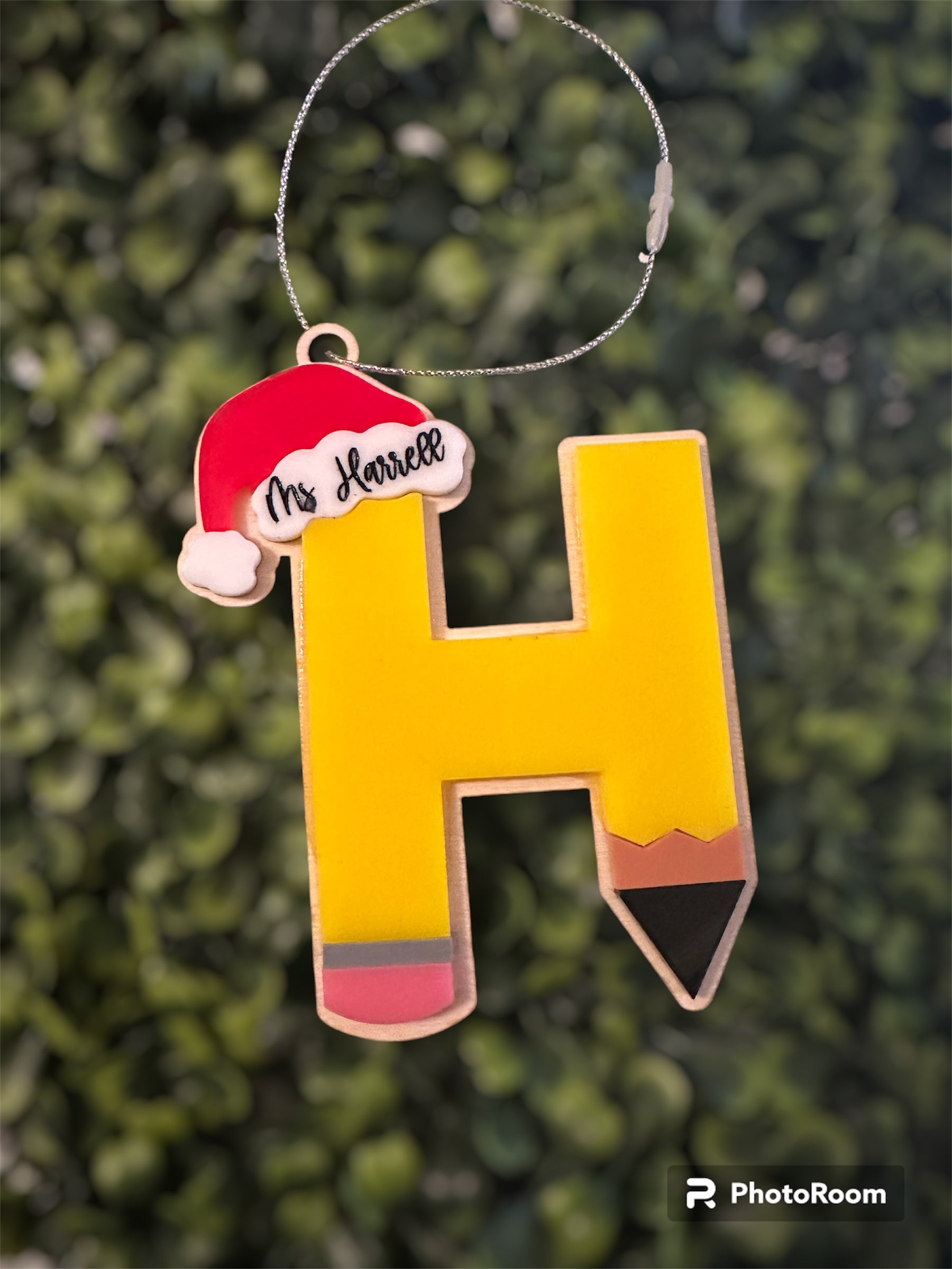 Personalized Pencil Ornament image 0