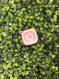 Custom NFC Instagram Keychain | Tap-to-Share Social Media Keychain | Personalized 3D Printed NFC Smart Keychain