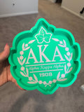 AKA Ivy & Pearl 3D Printed Catchall Tray | Alpha Kappa Alpha Inspired Jewelry & Key Tray