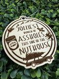 Christmas Vacation Jolliest Bunch of Assholes Ornament image 0