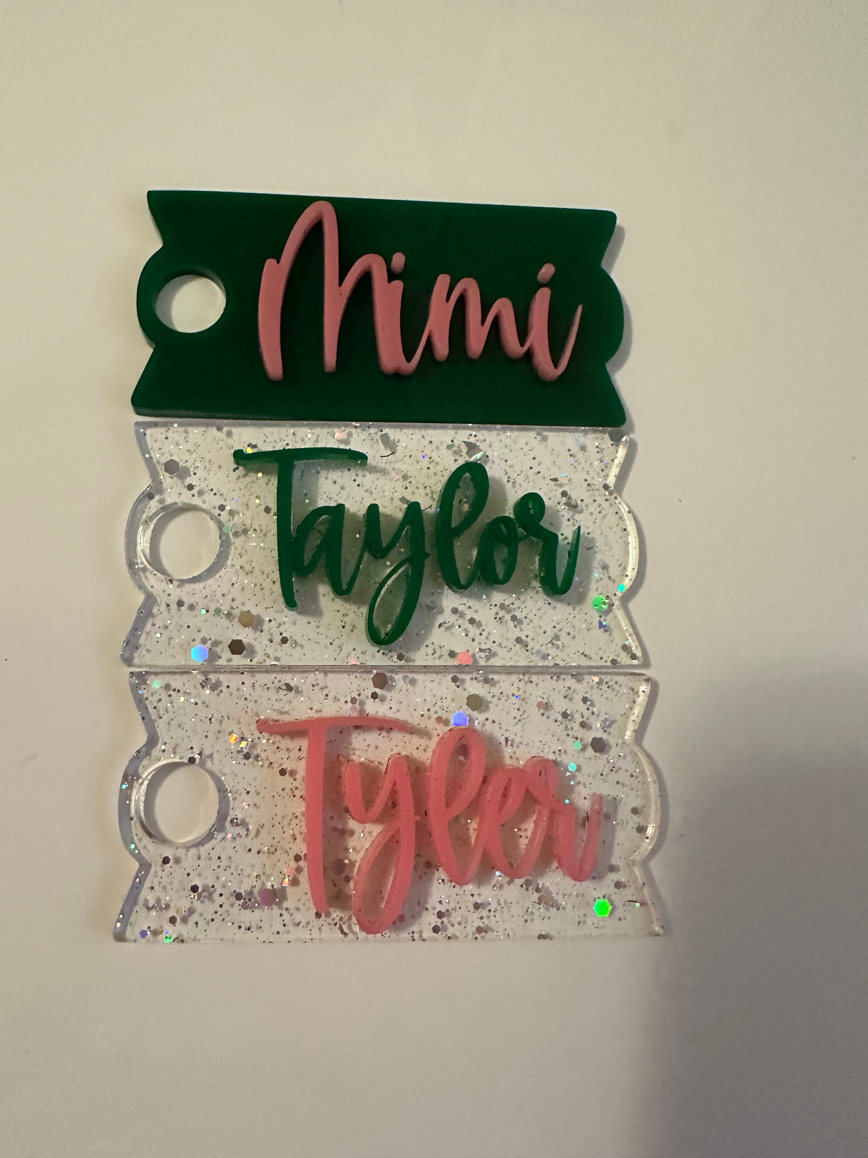 Personalized Stanley Topper Name Plate image 2