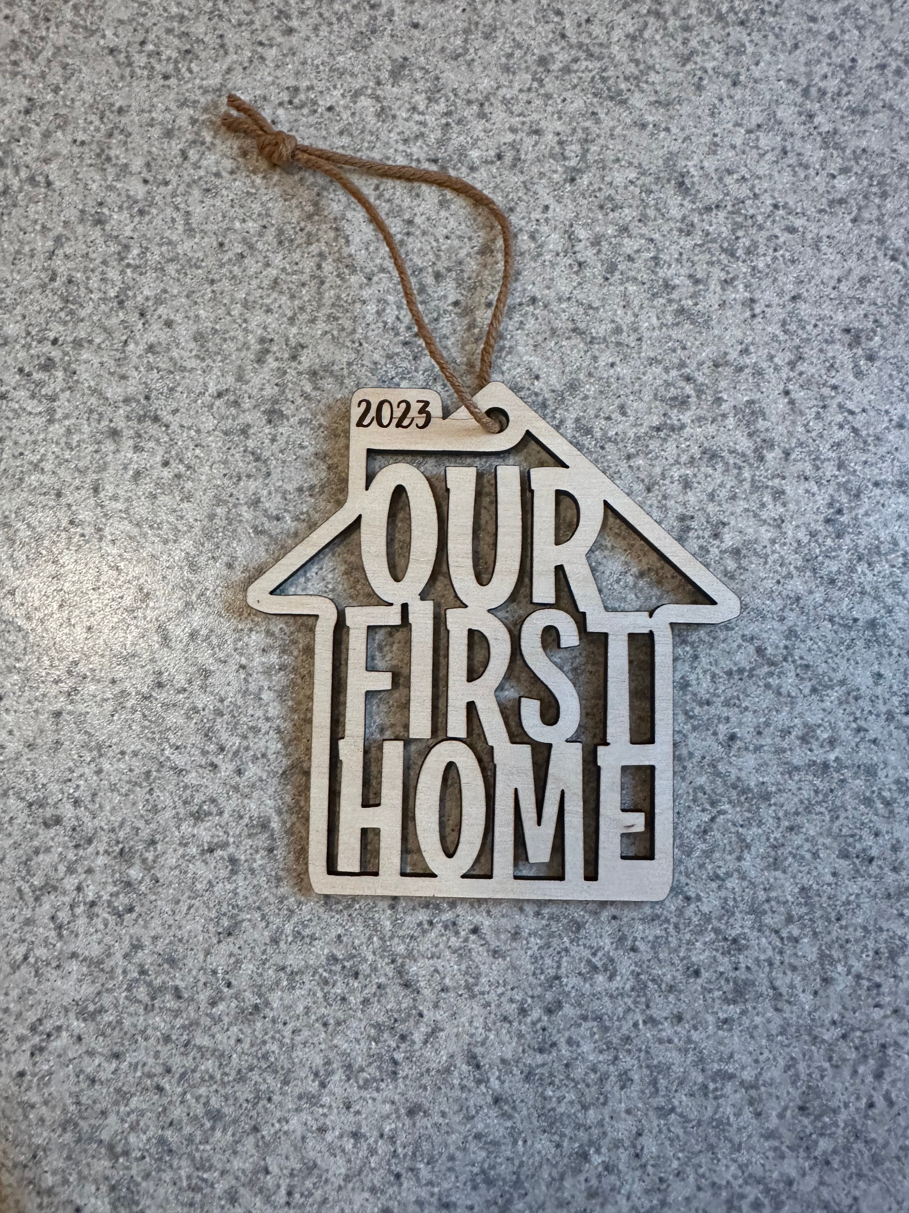Our First Home Ornament image 0