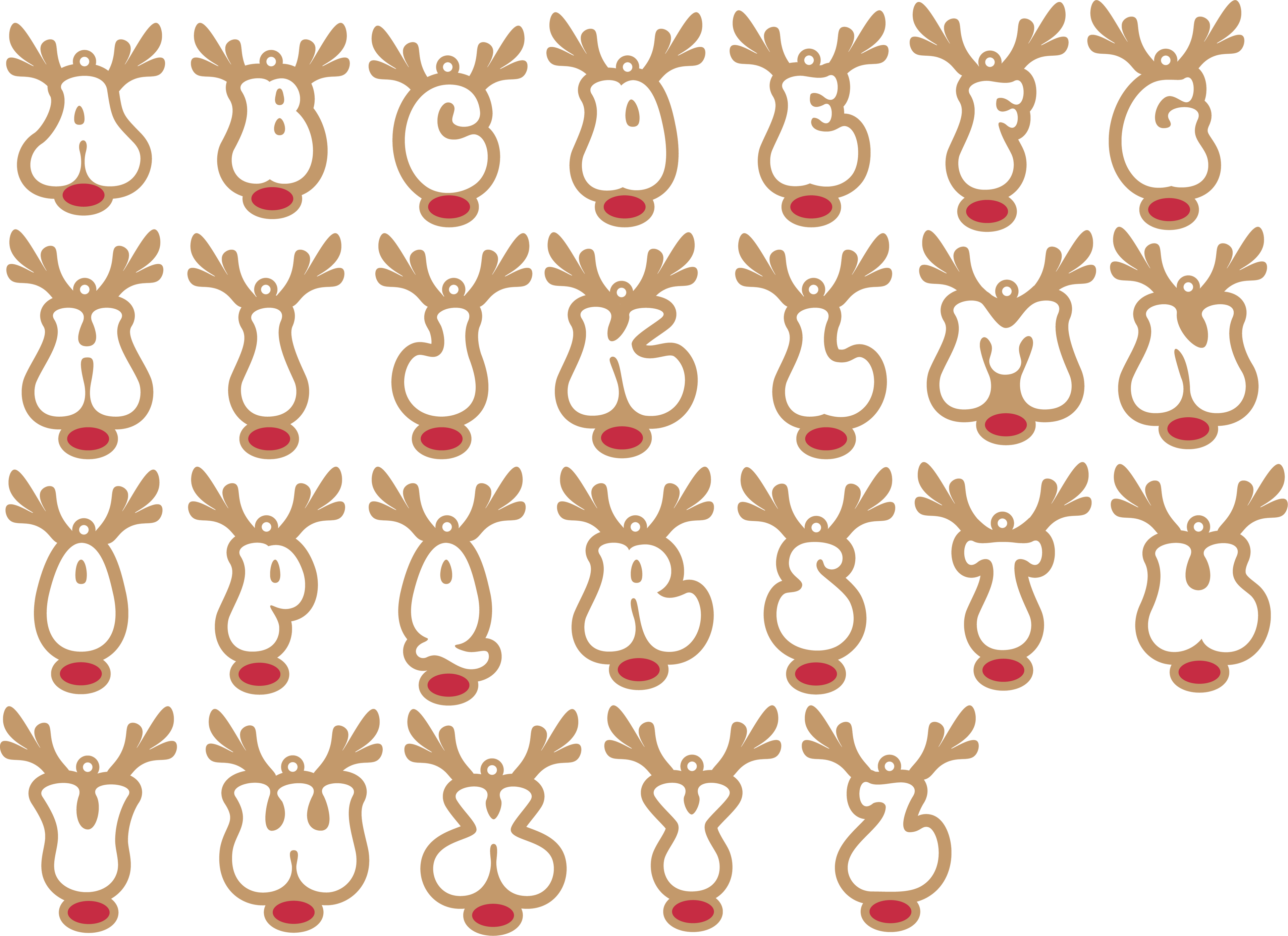 Boho Reindeer Ornament image 2