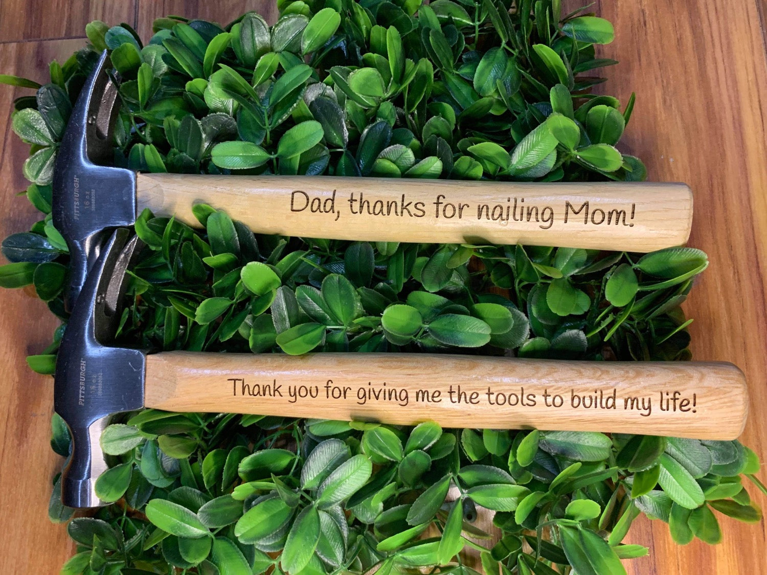 Father's Day Engraved Hammer & Measuring Tape Set image 2