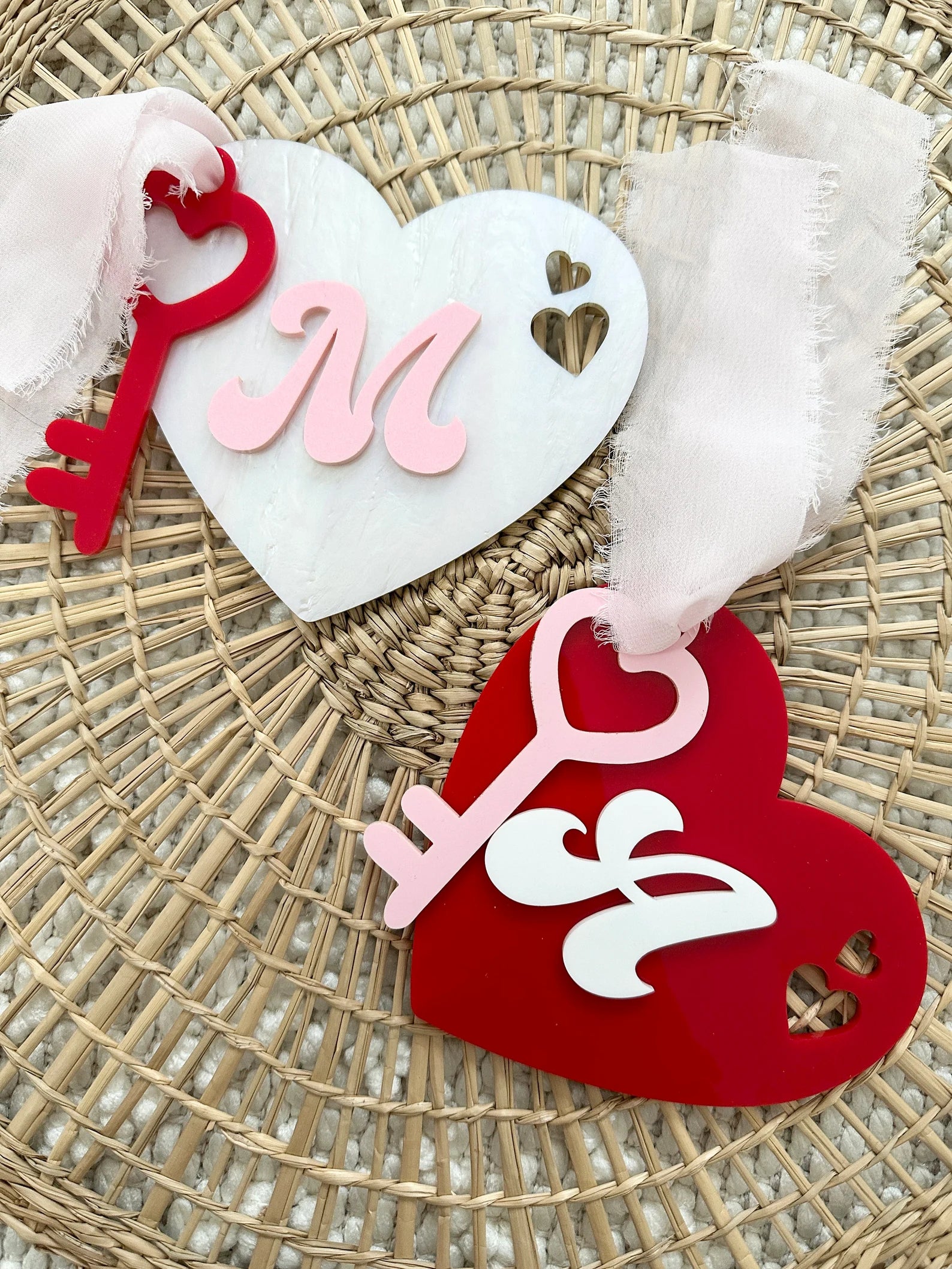Heart with Key Valentine's Tag image 0