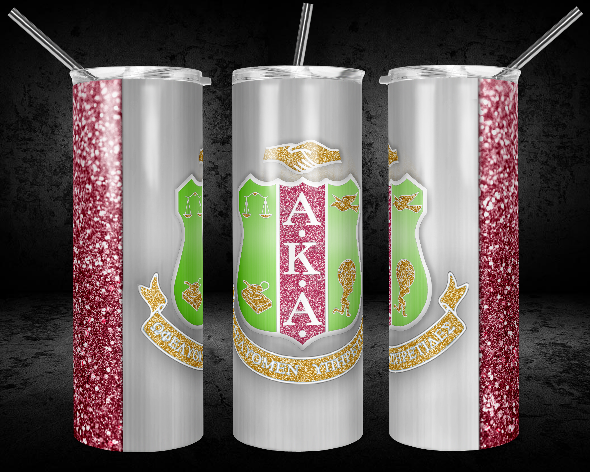 AKA Shield Tumbler 20oz image 0